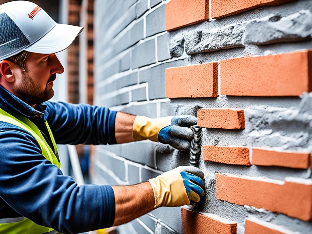 die Verwendung der Abziehleiste als Maurer